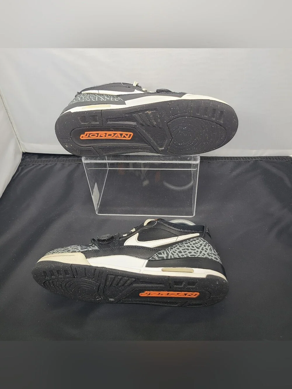 Nike Air Jordan Legacy 312 Low CD9054-018 Black White Wolf Grey kids Size 6.5Y